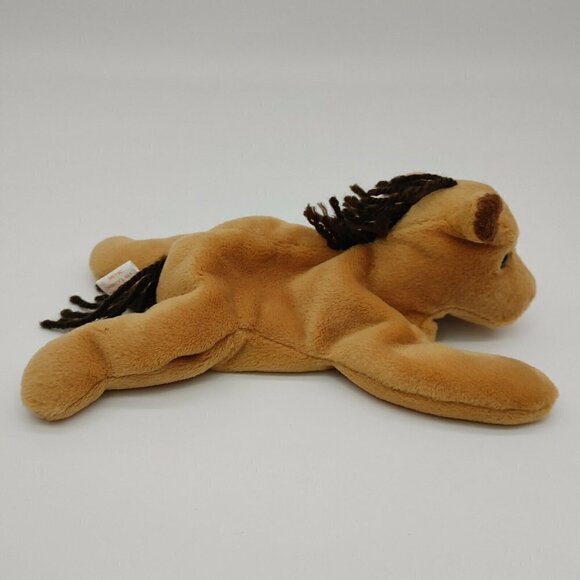 Ty The Beanie Baby Collections Brown Derby The Horse Soft Plush Toy 8X4 In - Picture 3 of 9
